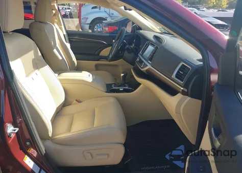 2016 Toyota Highlander Limited V6 from USA, damaged, VIN 5TDDKRFH0GS258684